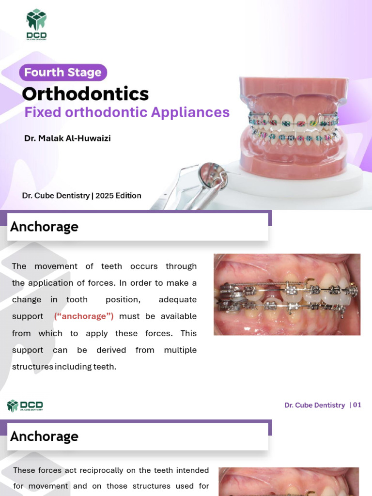 Ortho4 Lec.15 Fixed Orthodontic Appliances P.3 | PDF | Dental Anatomy ...