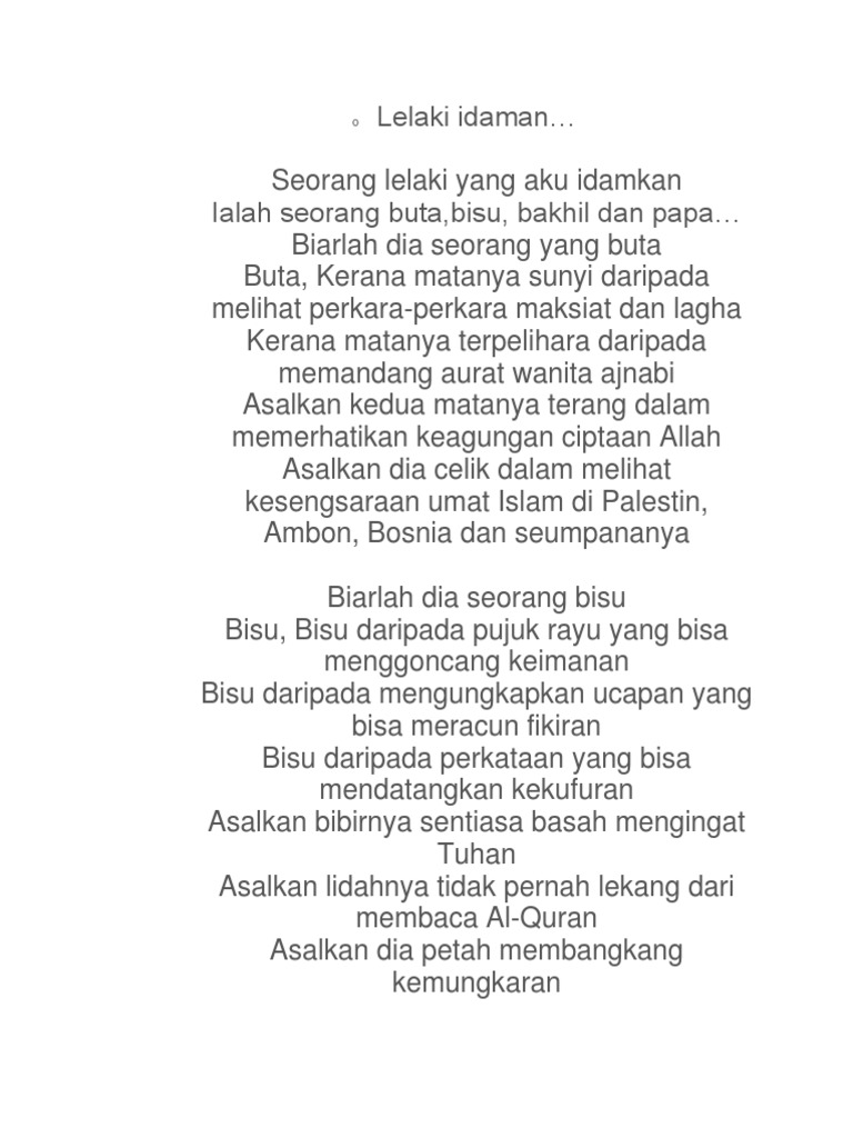 Lelaki Idaman Pdf