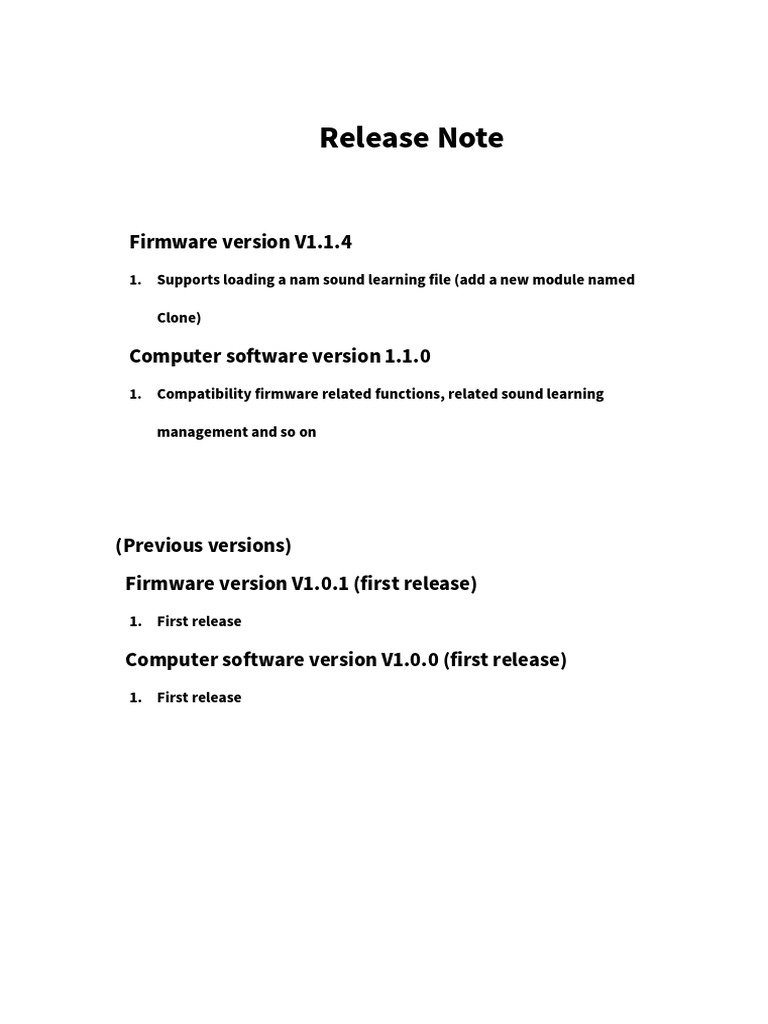 Matribox II PRO Release Note | PDF