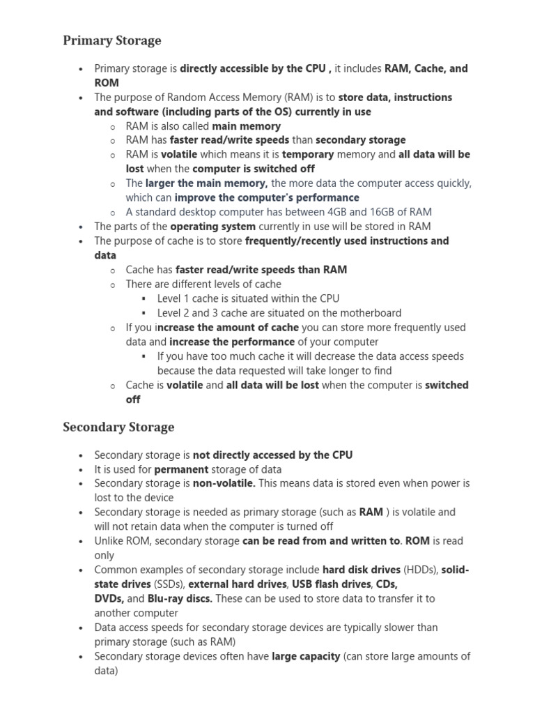 Hardware (Storage Devices Topic 3) | PDF | Computer Data Storage ...
