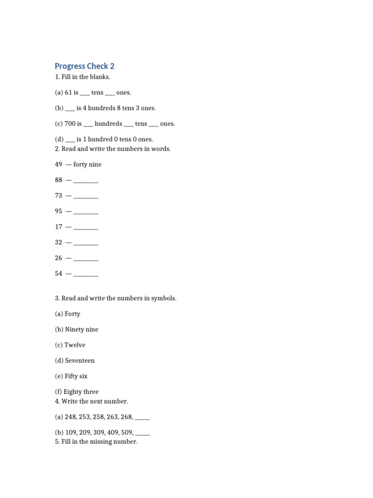 Progress Check 2 | PDF