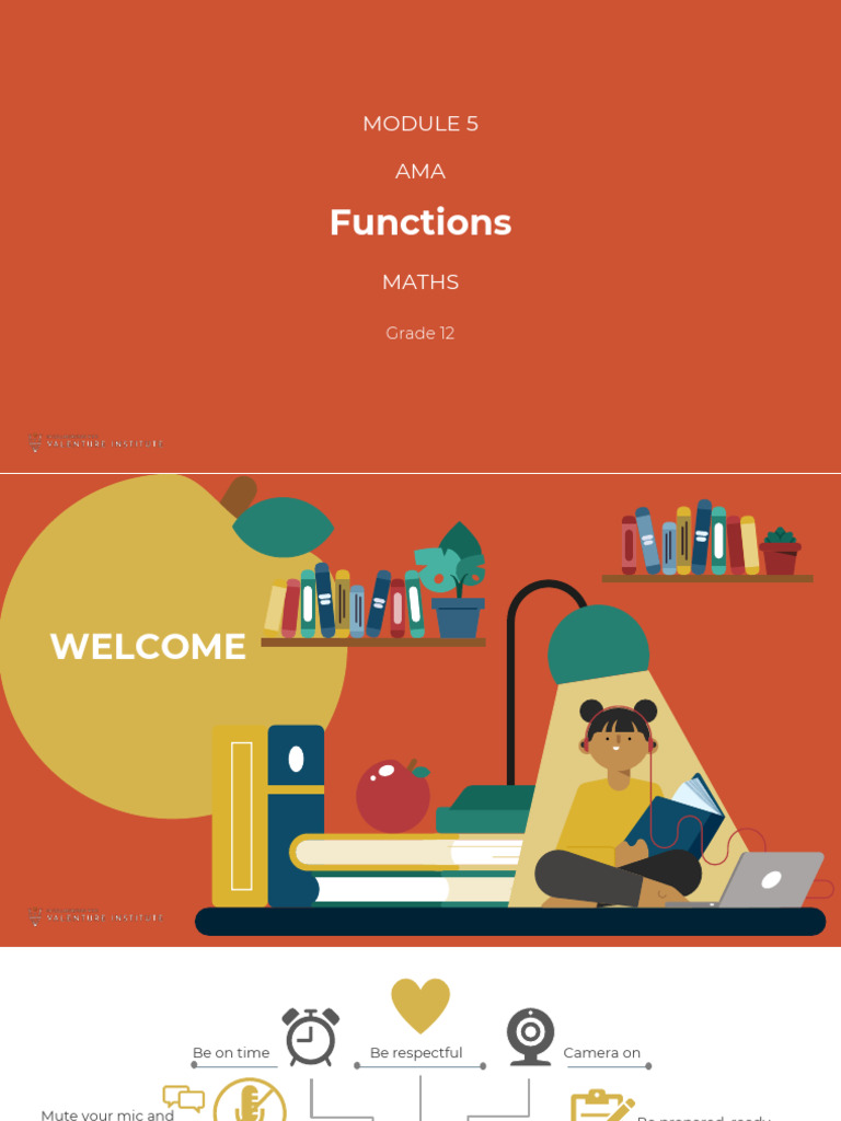 Grade 12 Mathematics Module 5 Functions 1 AMA1 | PDF | Function ...