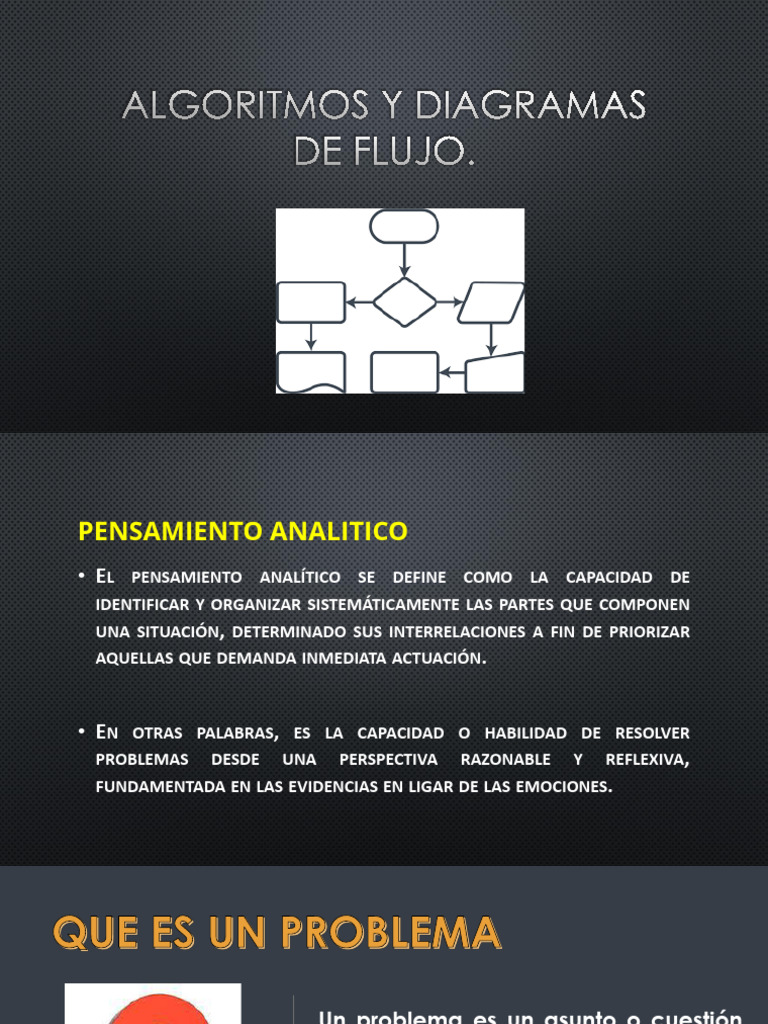 Algoritmos y Diagramas de Flujo | PDF