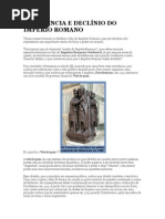 DECADÊNCIA E DECLÍNIO DO IMPÉRIO ROMANO