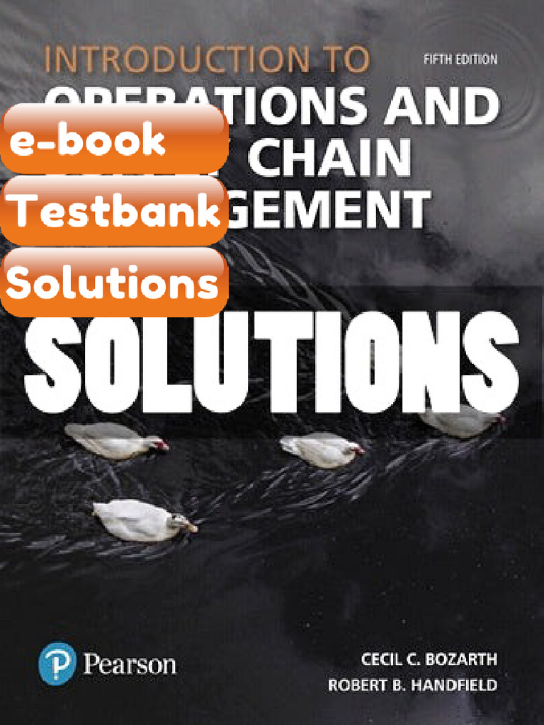 Testbank Solutions Introduction To Operations and Supply Chain ...