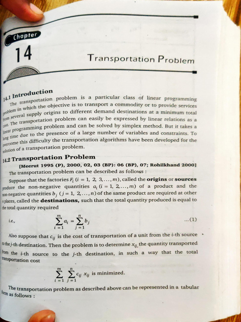 Transportation Problem | PDF