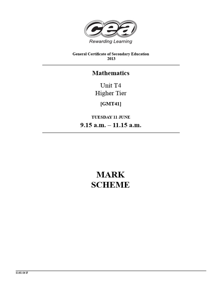 gcse-math-past-papers--mark-schemes--standard-mayjune-series-2013-12713 ...