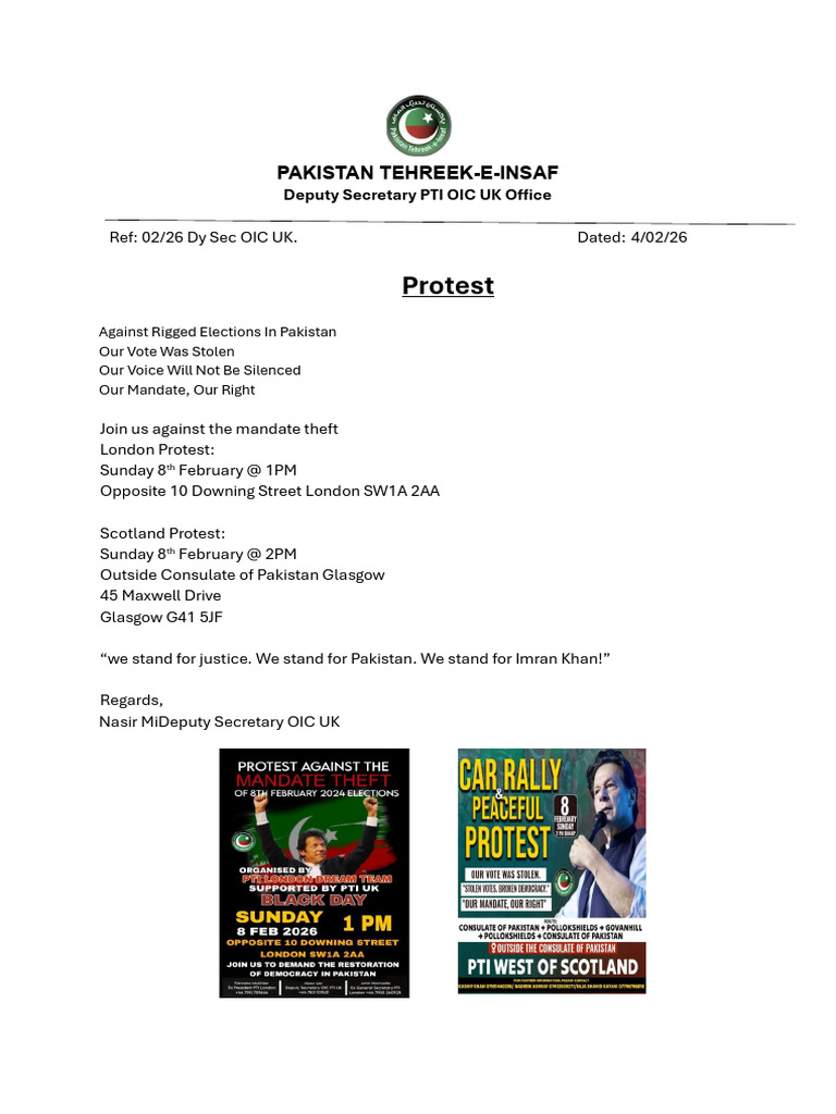 8th Feb Protest | PDF