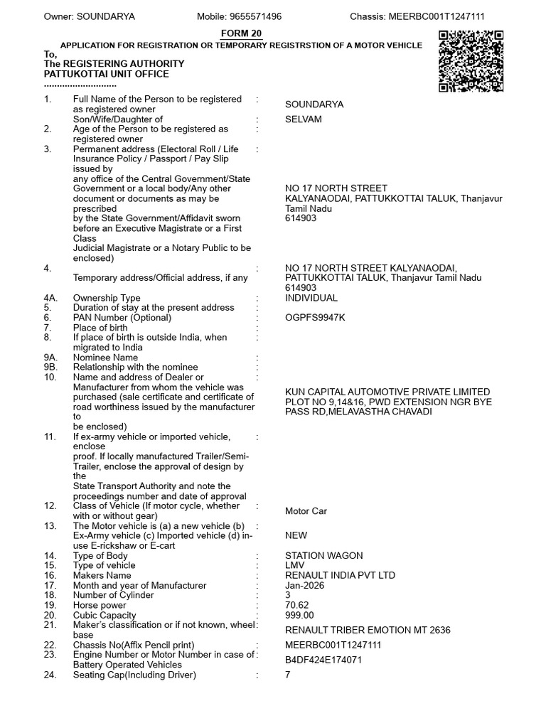 Vahan - Parivahan.gov - in Vahan Vahan Ui Dealer Form Form20Report ...