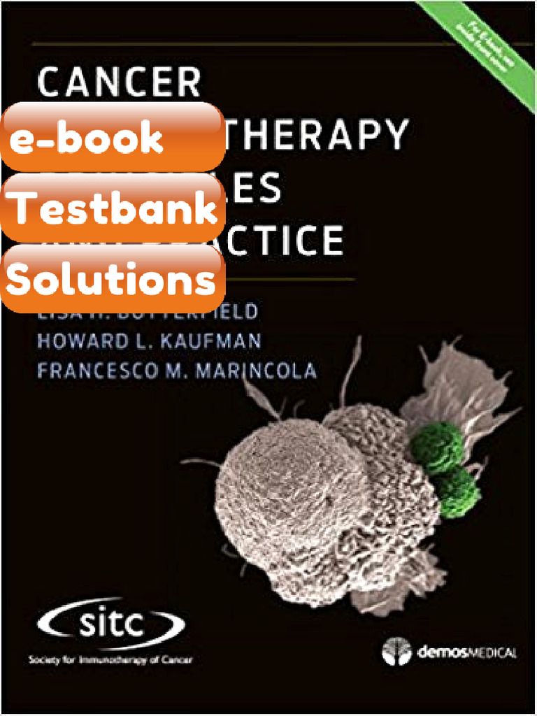 Testbank Cancer Immunotherapy Principles and Practice 1st Edition Fast ...