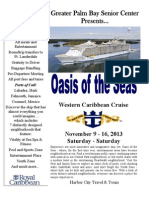 Greater Palm Bay Senior Center Presents... : Western Caribbean Cruise