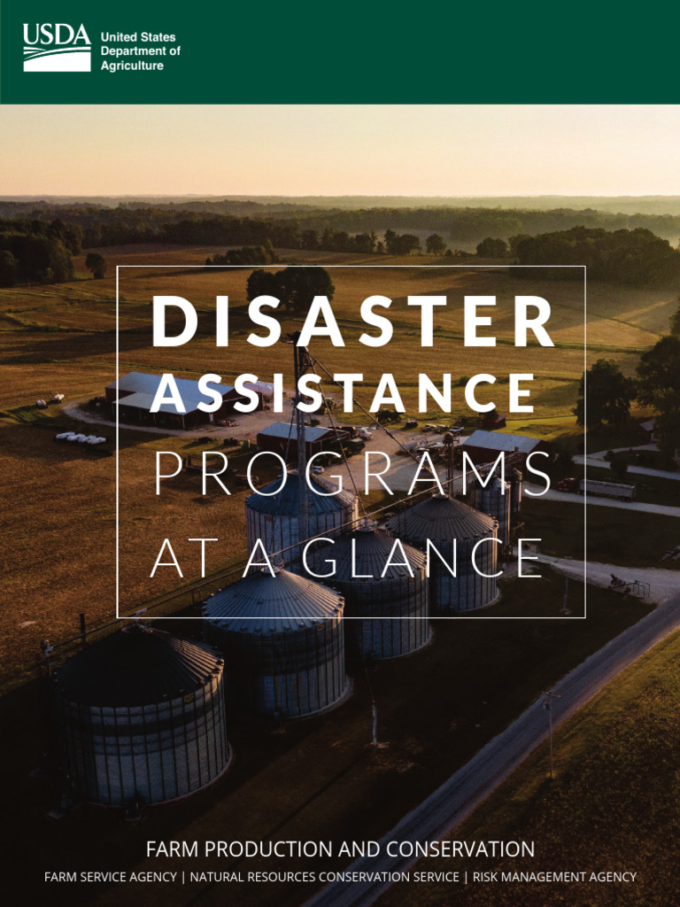FSA DisasterAssistance at A Glance Brochure | PDF | Natural Disasters ...