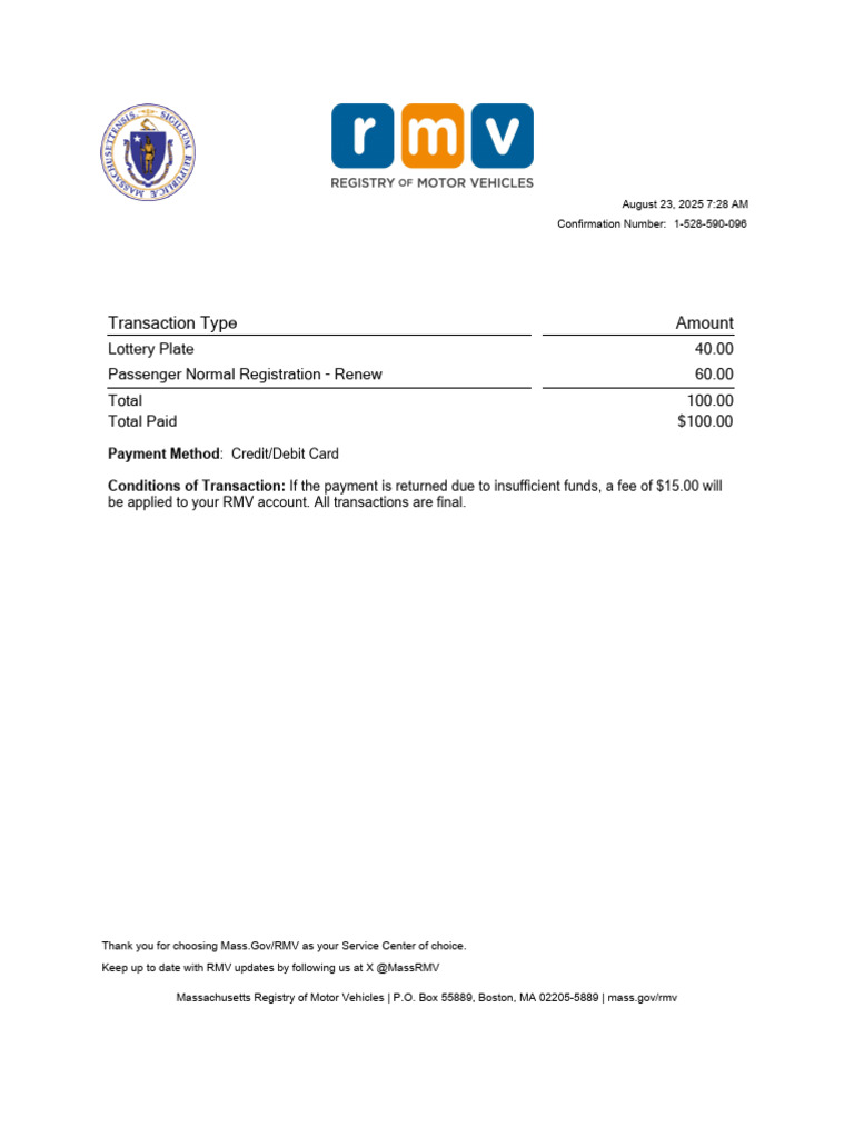 MyRMV Receipt 1528590096 | PDF