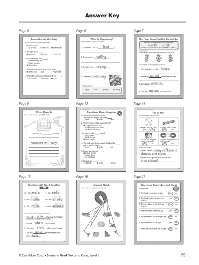 Level-J Answer Key | PDF