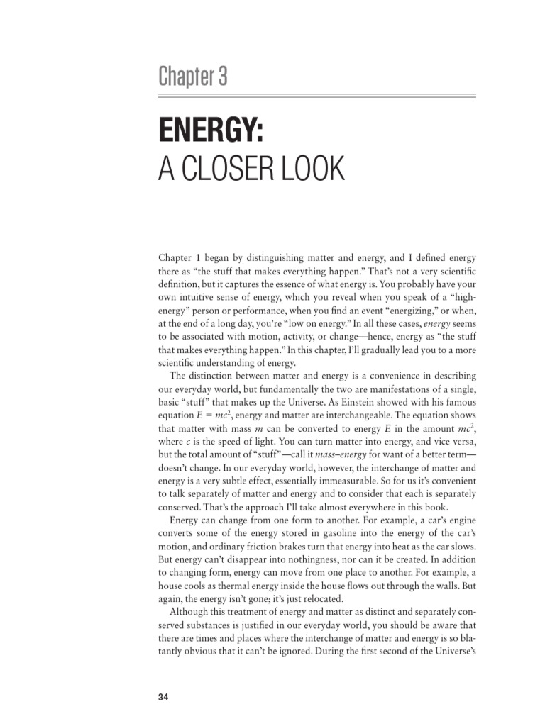 Chapter3 Energy | PDF | Electromagnetic Radiation | Force