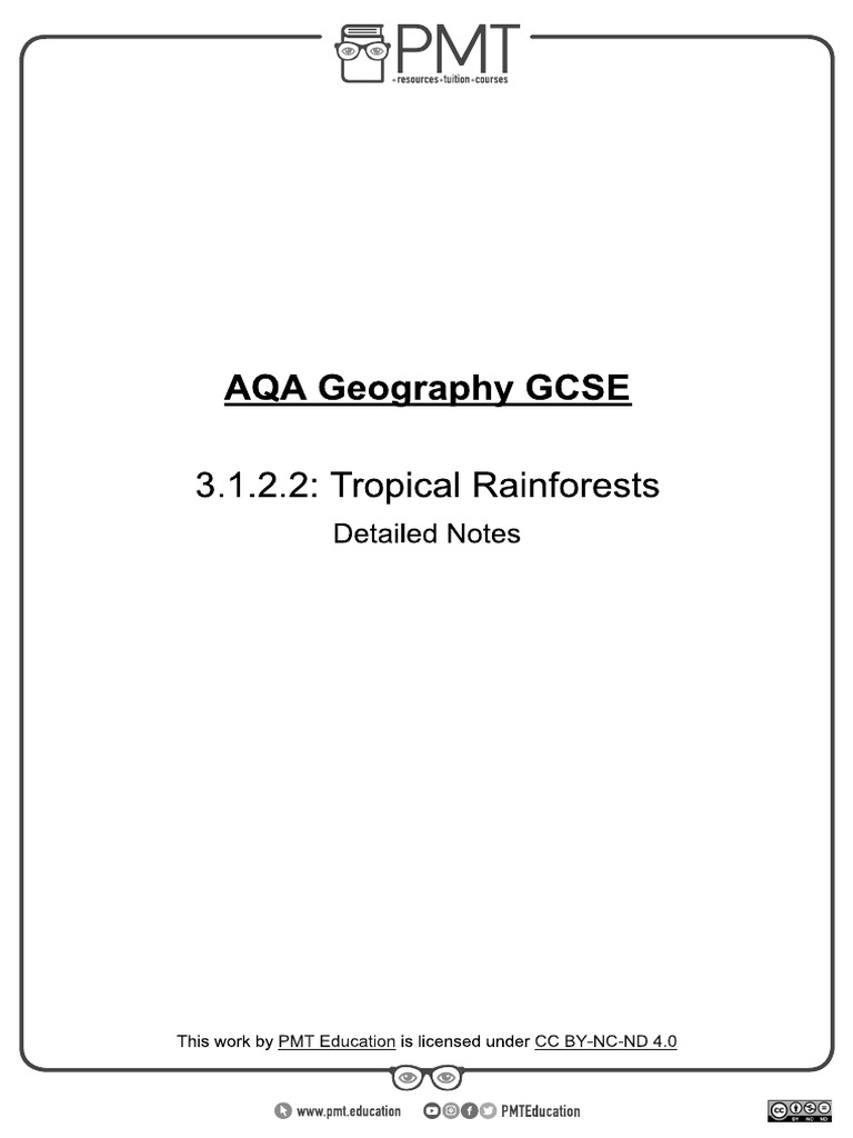 Tropical Rainforest | PDF