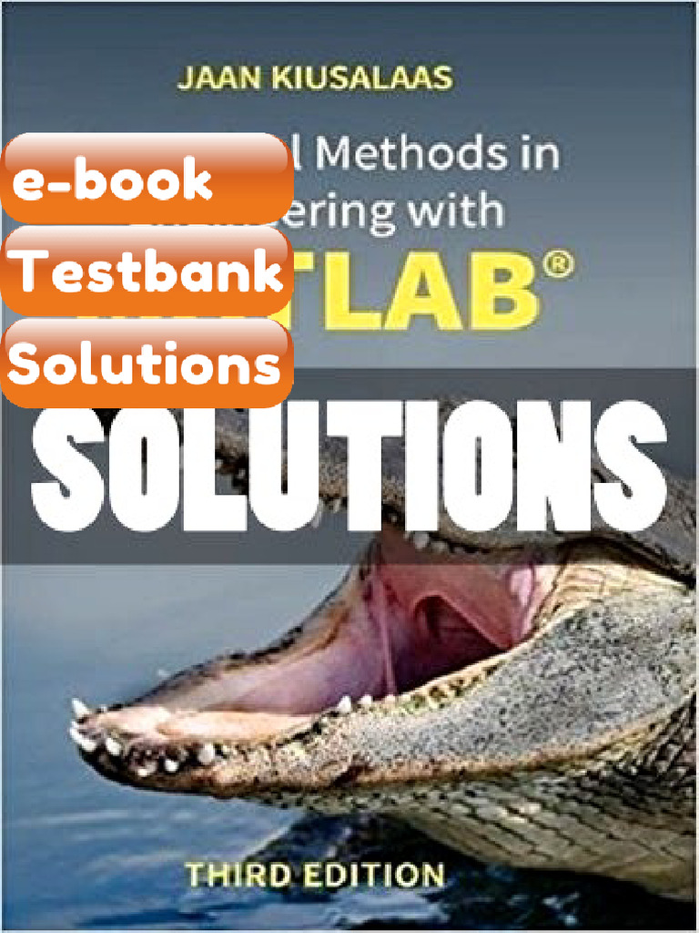 Testbank Numerical Methods in Engineering With MATLAB 3 Ed Kiusalaas ...