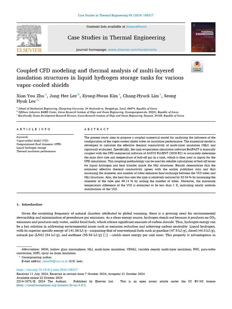 Coupled CFD Modeling and Thermal Analysis of Multi-Layered | PDF | Heat ...