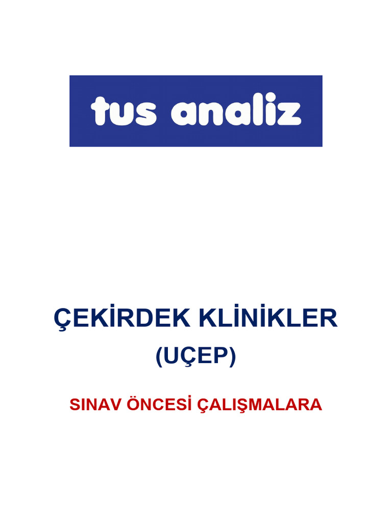 Sekonder UÇEP Klinikleri | PDF