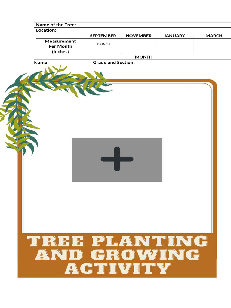 Tree Planting Template | PDF