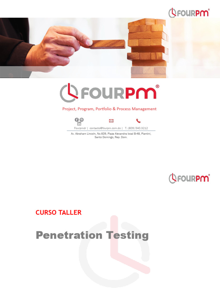 Penetration Testing - Módulo 2 Ciber Seguridad - 2. Participante | PDF ...
