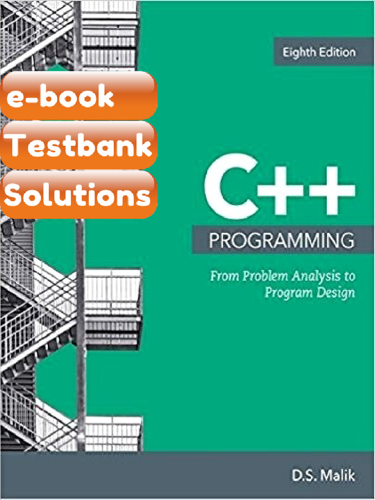 C Programming From Problem Analysis to Program Design 8th Edition ...