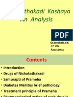 Nishakathakadi Kashaya An Analysis: DR - Sreekala.V.K 1 PG Rasasastra