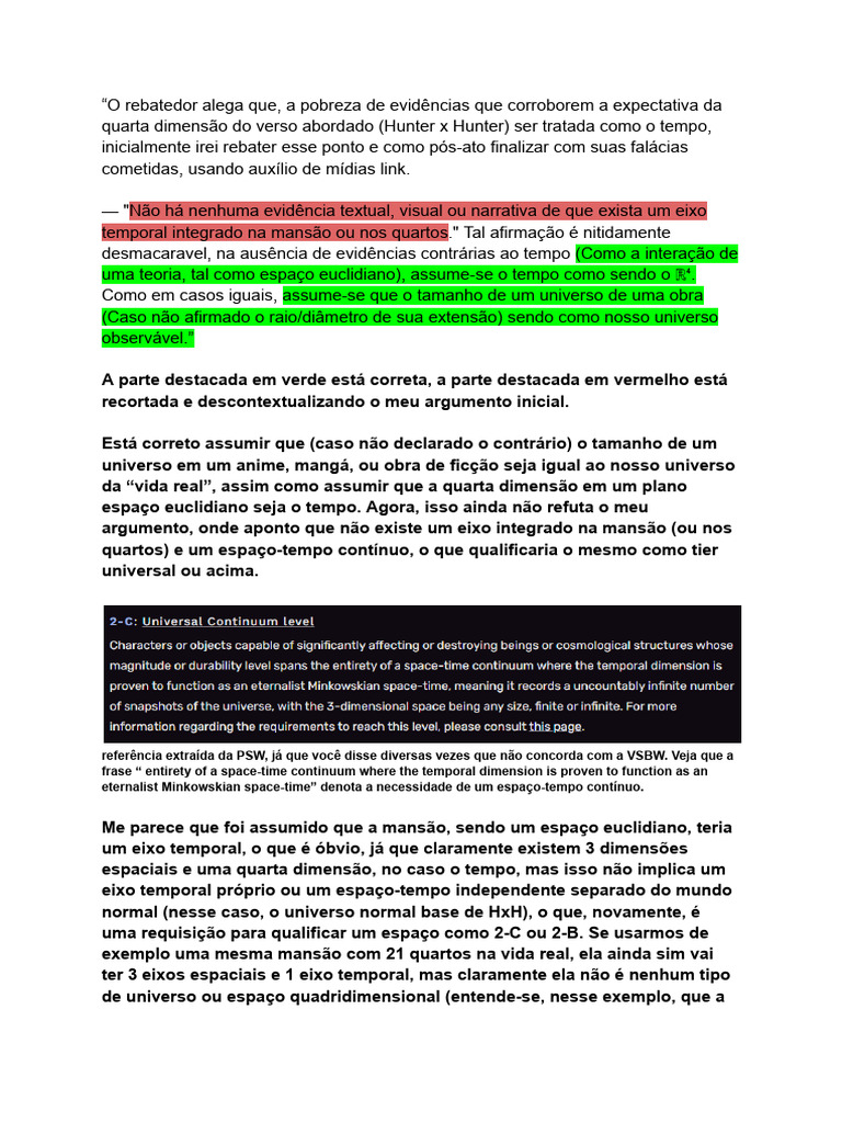 Tréplica | PDF | Falácia | Argumento