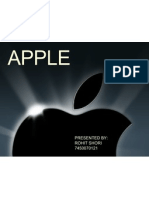 Apple: Presented By: Rohit Shori 7450070121