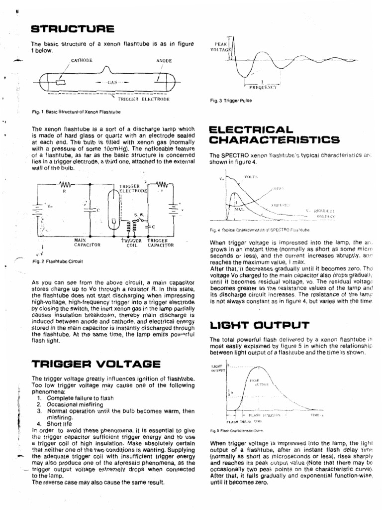 Flash Tube Theory and Practice | PDF