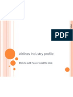 Airlines Industry Profile: Click To Edit Master Subtitle Style