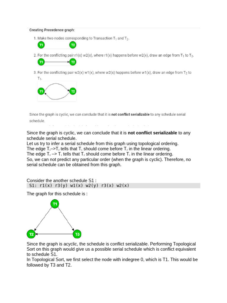 Precedence Graph | PDF | Discrete Mathematics | Synchronization