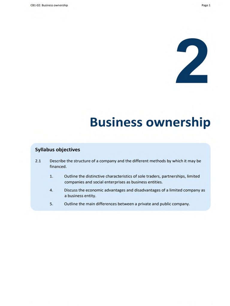 CB1 - Chapter2 | PDF