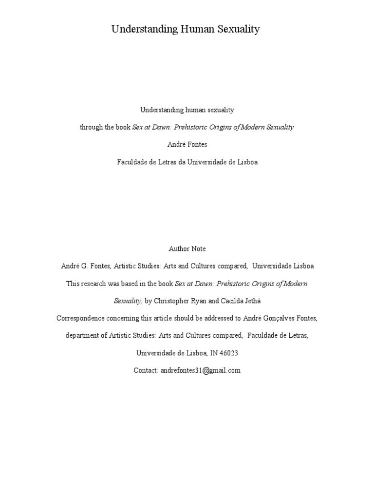 Understanding Human Sexuality | PDF