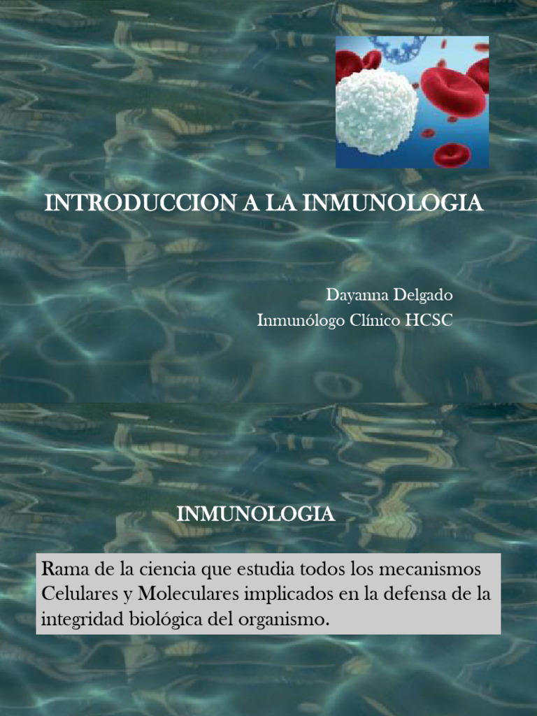 Introduccion A La Inmunologia | PDF | Sistema inmune | Inmunología