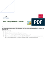 Home Energy Self Audit