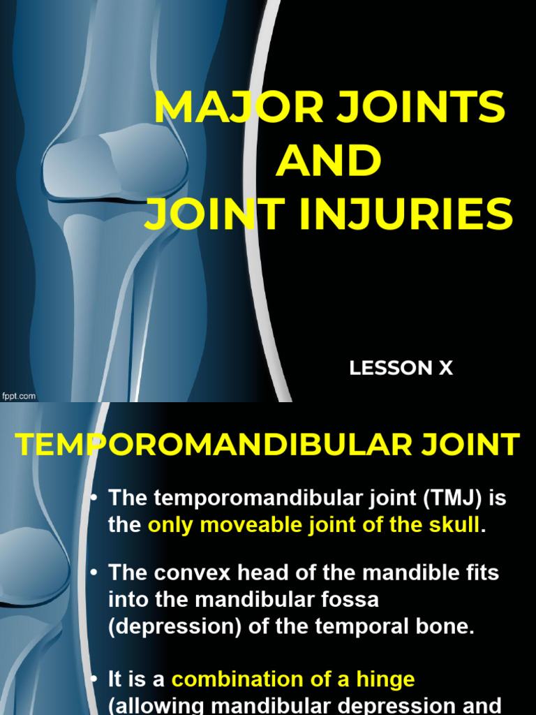 1.10 Types of Joint and Joint Injuries - 2025 | PDF | Elbow ...
