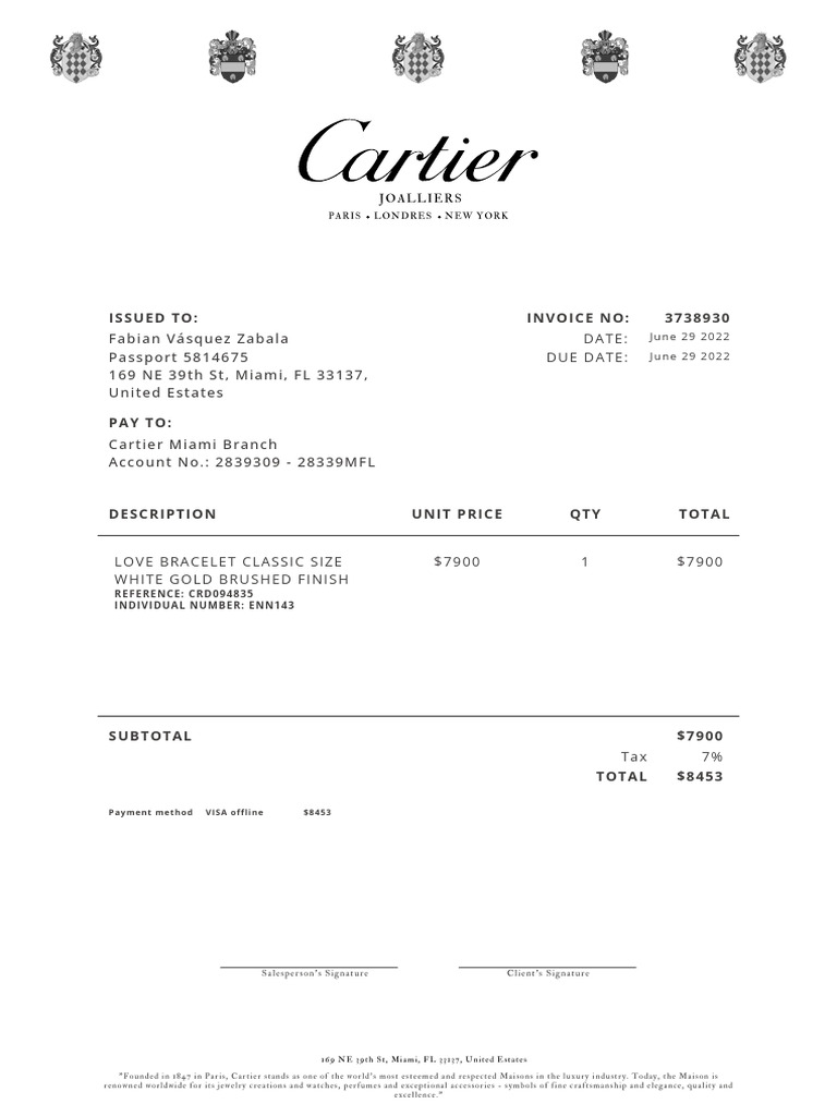 Digital Invoice 62839CT29 | PDF