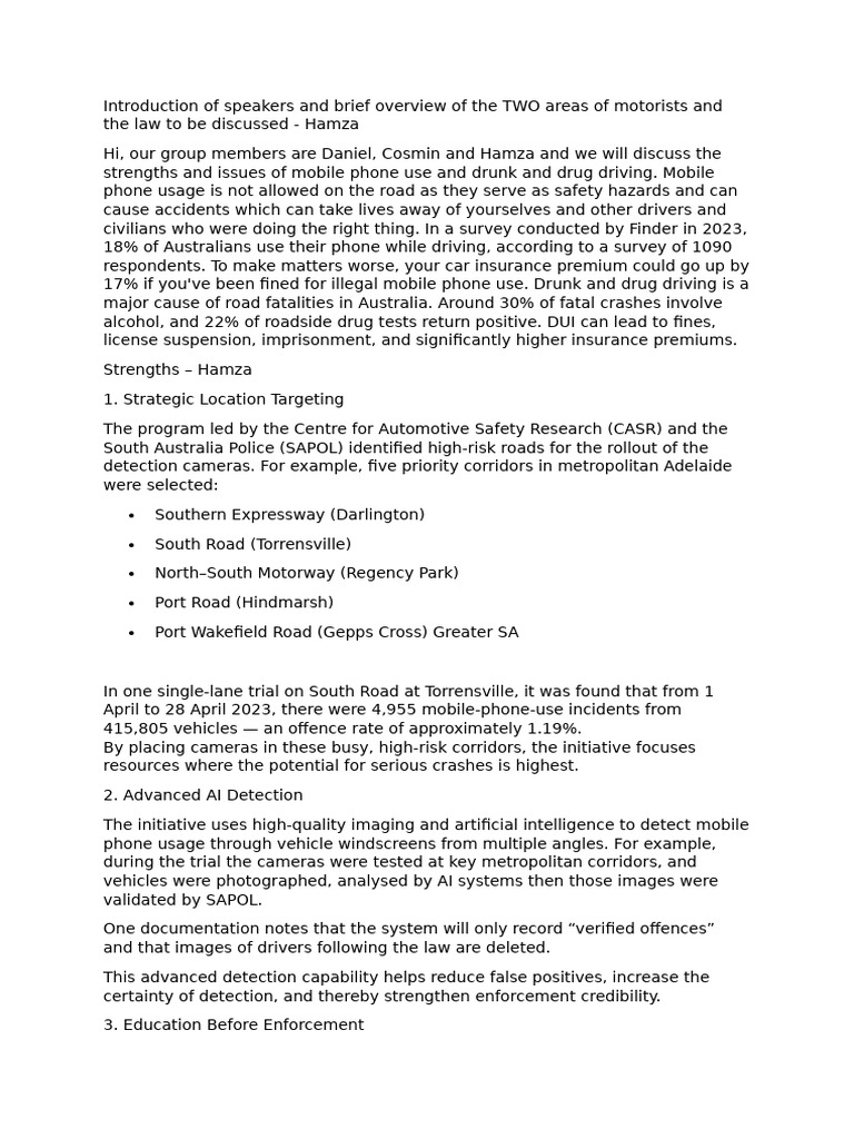 learn.tmc.catholic.edu.au 2 | PDF | Driving Under The Influence | Transport