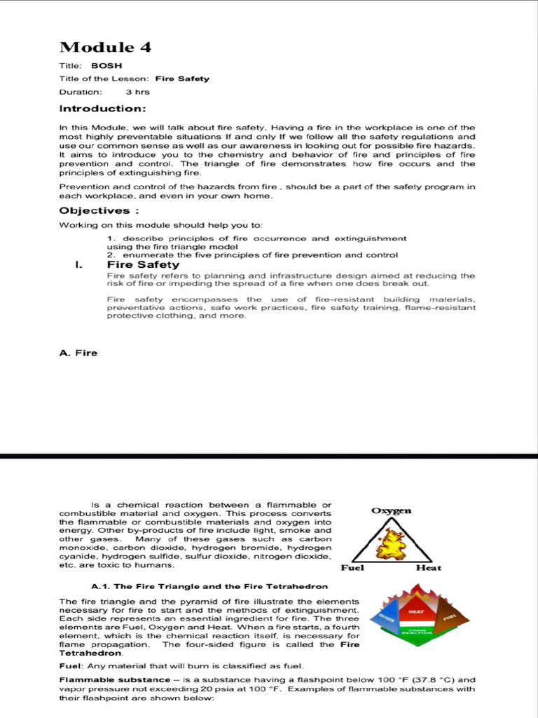 Module 4 - Fire | PDF