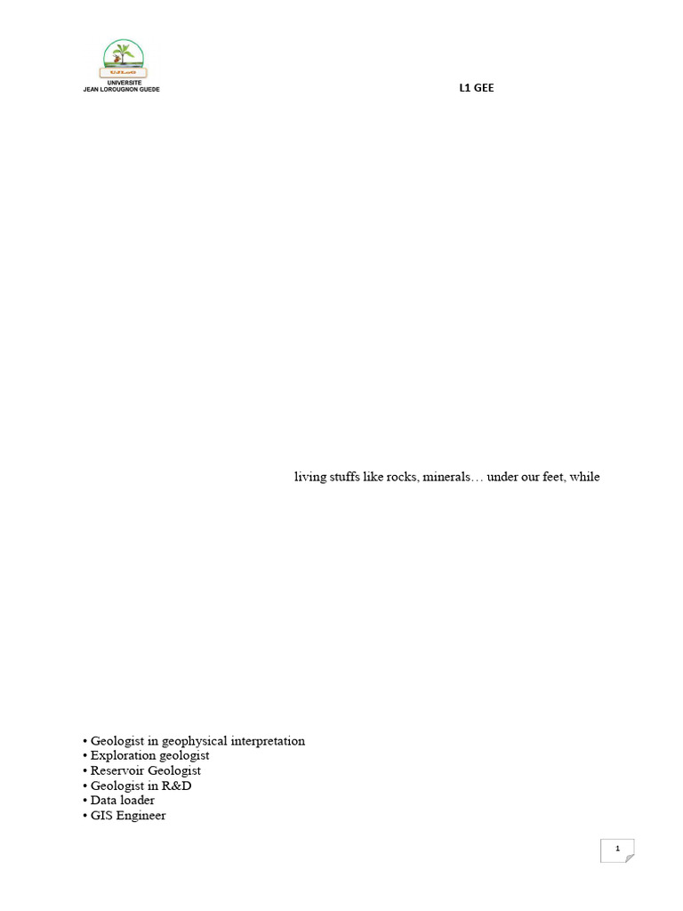 Part One | PDF | Earth Sciences | Natural Environment
