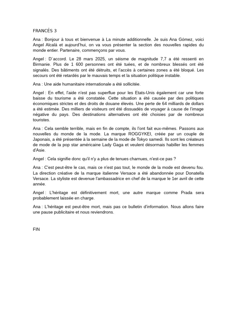 Francés 3 | PDF