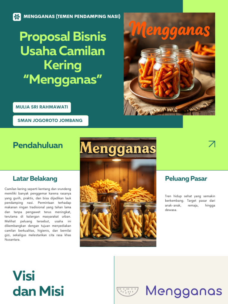 Proposal Bisnis Usaha - Mulia Sri R | PDF