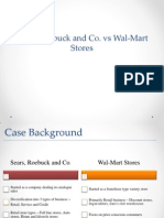 Sears, Roebuck and Co. Vs Wal-Mart Stores