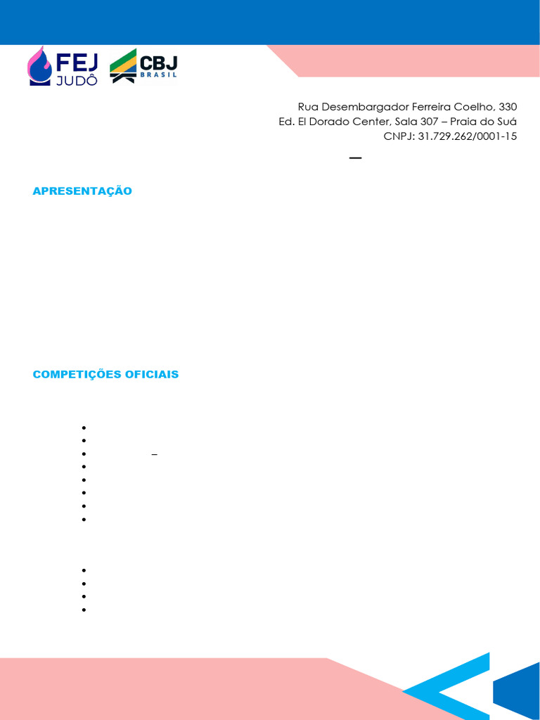 Rtf-26 - Regulamento Técnico Fej 2026 - Versão 0602 | PDF | Juiz (esportes)