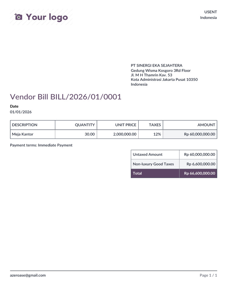 Bill 2026 01 0001 | PDF