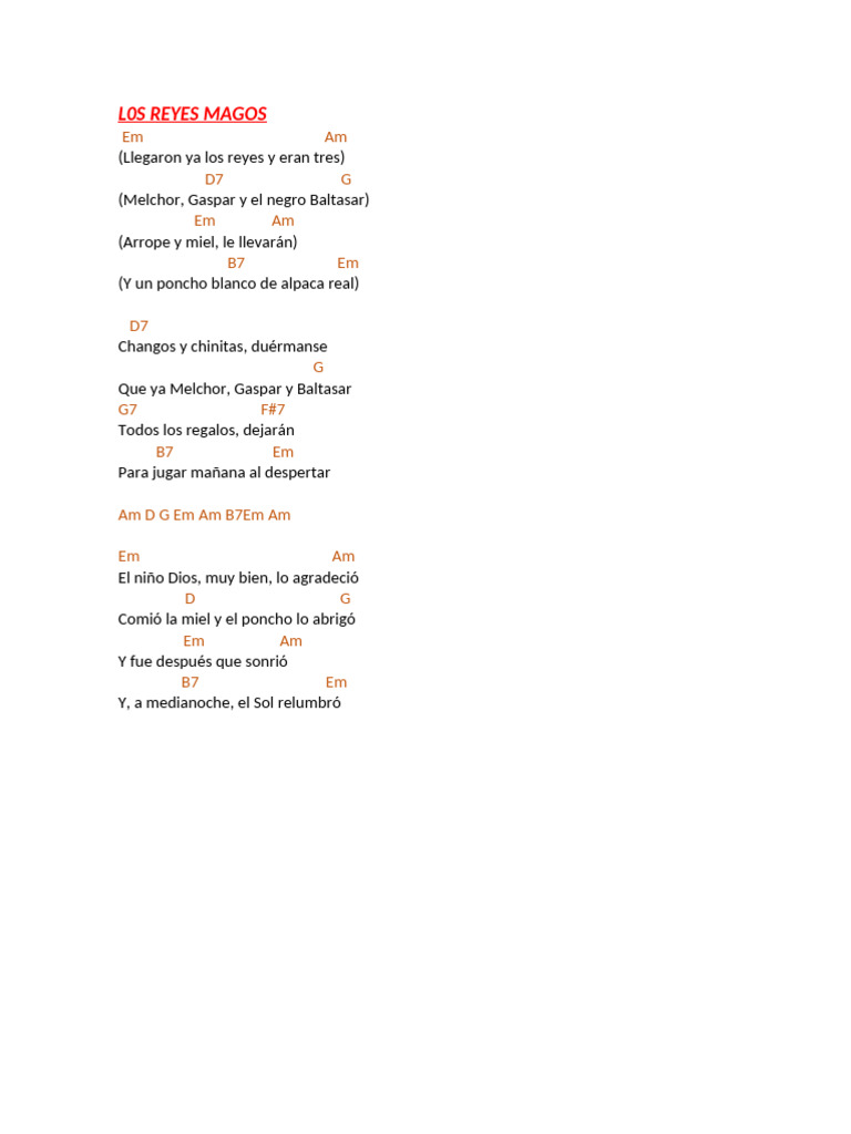 l0s Reyes Magos | PDF