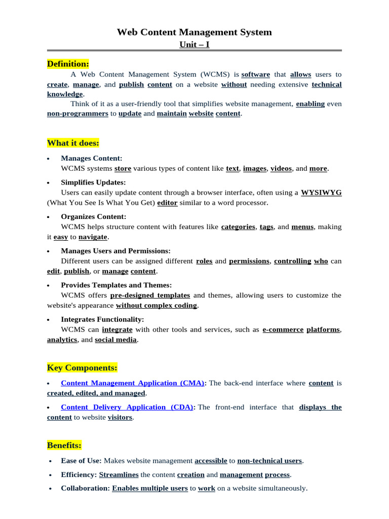 Notes Unit1 | PDF | Websites | World Wide Web