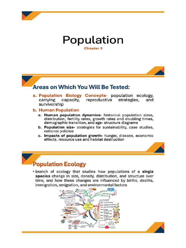 Chapter 3 Population | PDF