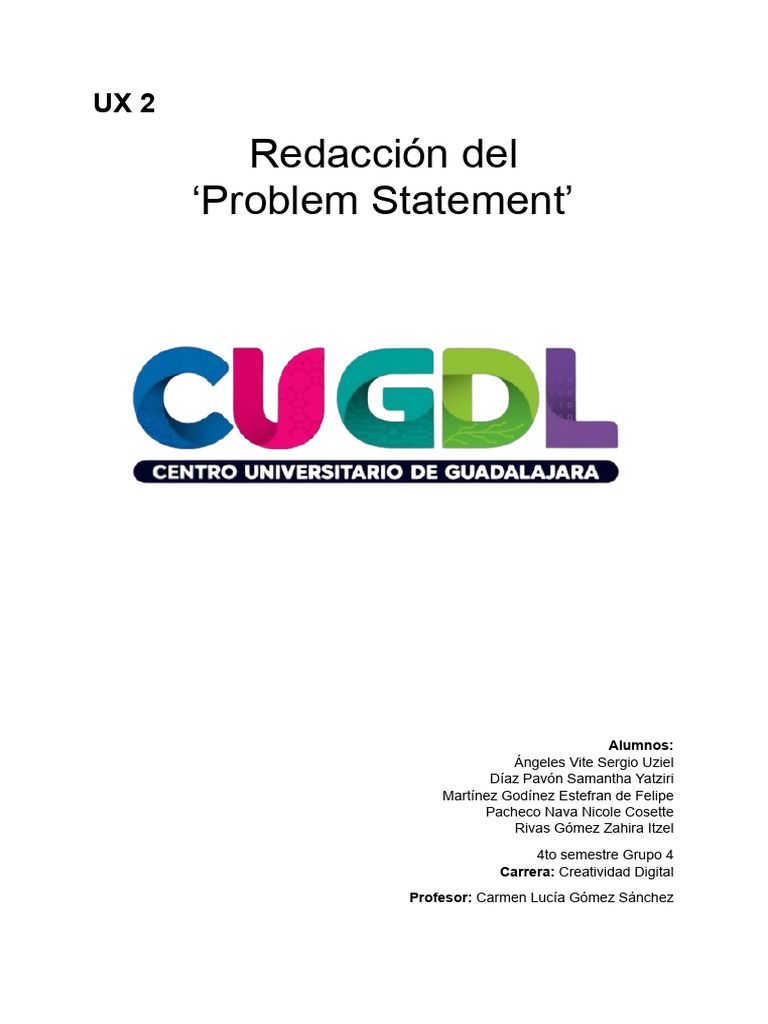 Problem Statement | PDF